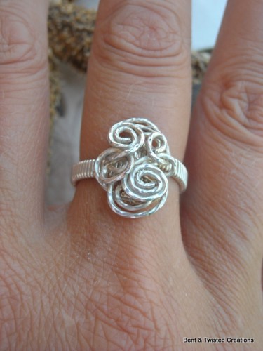 Sterling Silver Swirl Ring