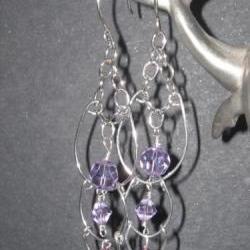 Argentium Silver and Swarovski beads